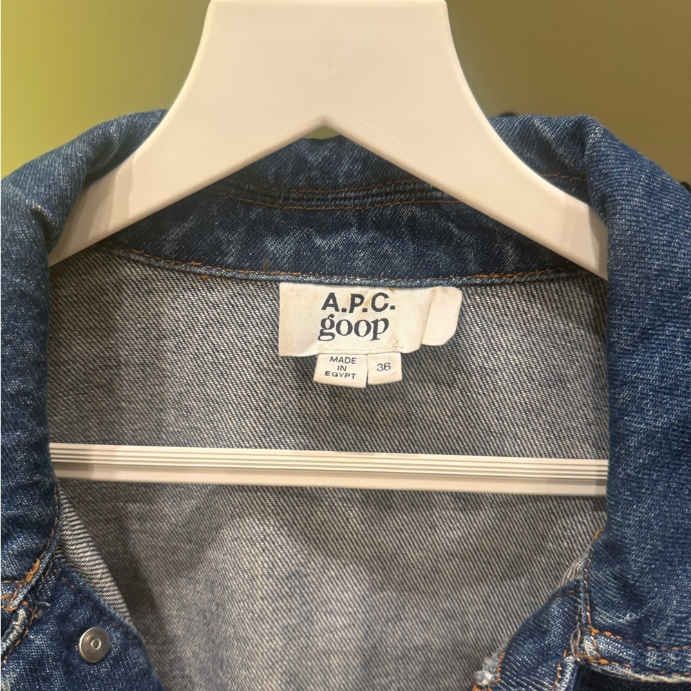 A.P.C. Women's Indigo Jean Jacket - Picture 2 of 3